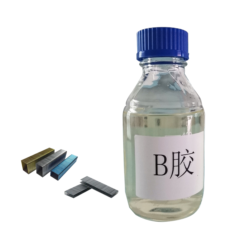 A93 B15 Proveedor de pegamento de buena calidad a base de solvente Venta caliente Pasadores de grapas Pegamento de unión para clavos de alambre